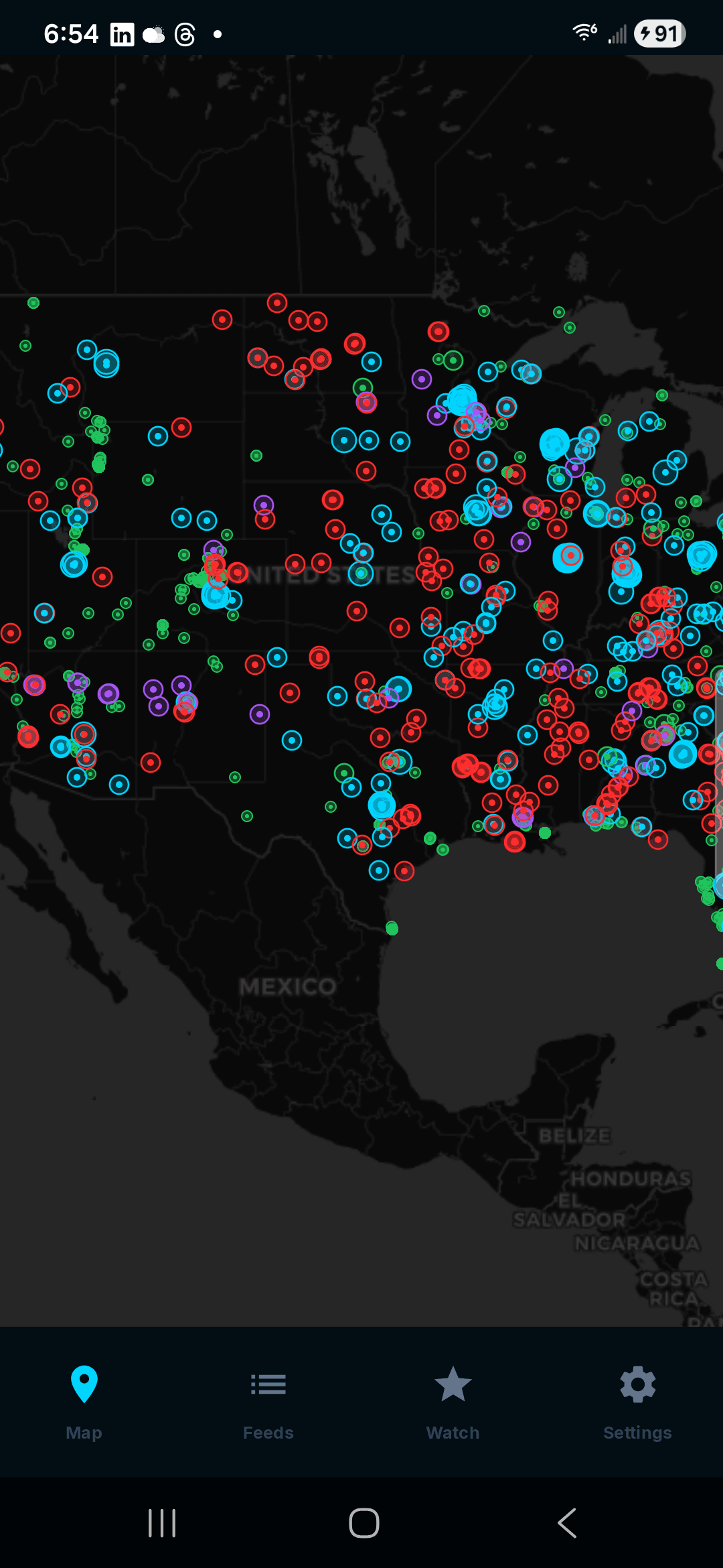 Hyve Spy live map